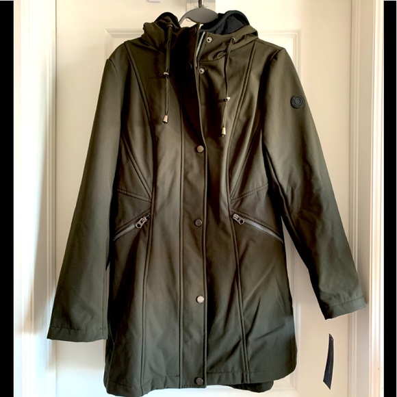 NWT FRENCH CONNECTION💥HP🎉Versatile Coat Olive, S - Picture 2 of 15